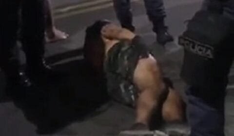 Homem que praticava assaltos é agredido em Manaus