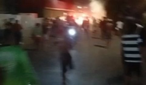 Manifestação no bairro Jorge Teixeira