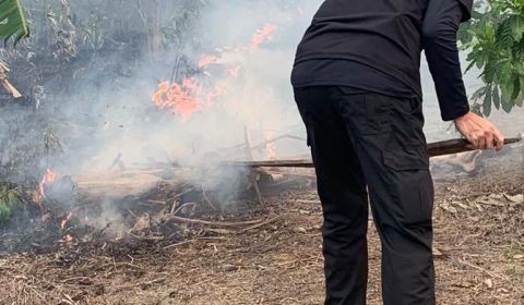 Polícia Civil do Amazonas atua em força-tarefa contra queimadas em Autazes