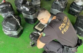 PF apreende drogas em navio atracado