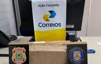 PF apreende maconha em encomenda