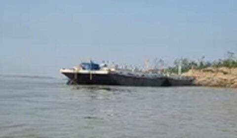 Rebocador de empresa naufraga próximo ao Careiro da Várzea