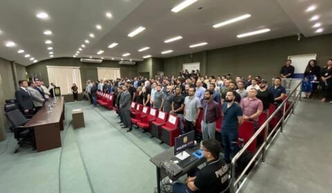 Novos policiais civis tomam posse e Wilson Lima ressalta reforço na segurança, principalmente, no interior do estado