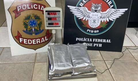 PF apreende drogas no aeroporto