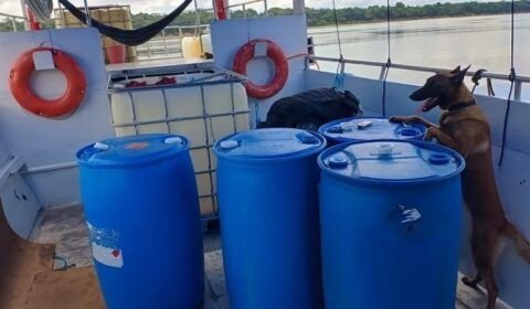 PM do Amazonas apreende mais de 350 kg de maconha em embarcações no Rio Negro
