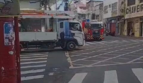 Princípio de incêndio em drogaria no Centro de Manaus