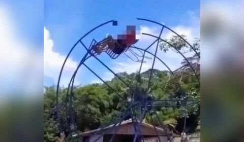 Vídeo. Mulher morre após cair de roda gigante no interior