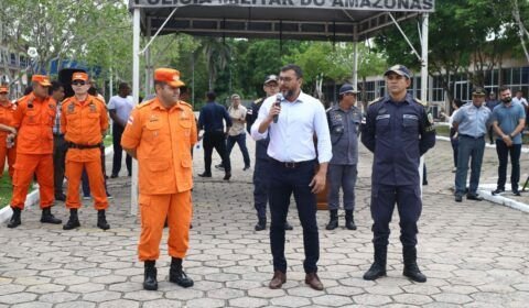 Wilson Lima destaca reforço em efetivo da segurança pública do Amazonas, ao visitar alunos em Curso de Formação