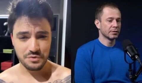 Felipe Neto é atacado por Tiago Leifert e rebate: "Playboyzinho"
