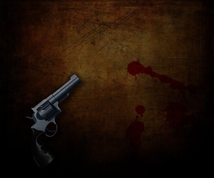 3d-render-de-um-revolver-ligado-um-grunge-fundo-com-sangue-splatters_1048-7708