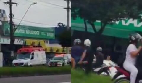 Embriagado ao volante causa acidente e tenta fuga na Torquato Tapajós