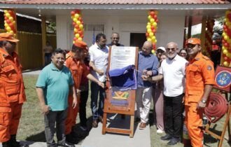Governador Wilson Lima inaugura novo grupamento dos Bombeiros em Manaquiri e reforça cobertura na região da BR-319
