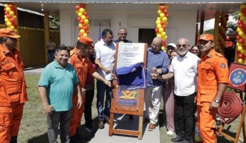 Governador Wilson Lima inaugura novo grupamento dos Bombeiros em Manaquiri e reforça cobertura na região da BR-319