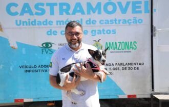 Governador Wilson Lima realiza vistoria nas obras do primeiro Hospital Veterinário Público do Amazonas