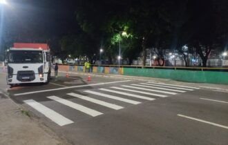 Prefeitura de Manaus intensifica sinalização viária em três zonas da capital