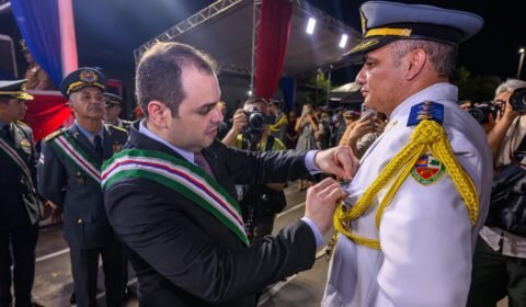 Governador interino Roberto Cidade destaca valorização da Polícia Militar do Amazonas durante homenagem aos 189 anos da corporação