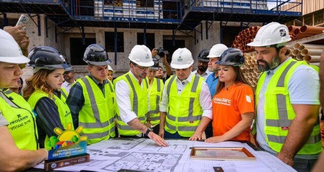 Em vistoria de obras do Residencial Compensa, governador interino Roberto Cidade destaca continuidade dos projetos habitacionais no Amazonas