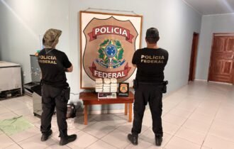 PF faz apreensão de 15 tabletes de drogas no Amazonas