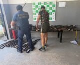 PF destrói 80 armas de fogo no Amazonas