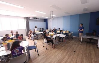 Alunos da prefeitura com altas habilidades participam do encontro da Imersão em Robótica Educacional em parceria com o INDT