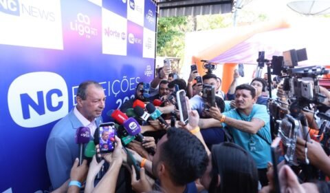 No debate da TV Norte, Omar anuncia reforço na segurança, hospitais regionais e aumento no auxílio