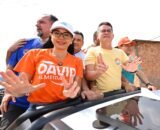 David e Dra. Shádia iniciam reta final da campanha pela Região Metropolitana com carreata em Iranduba