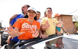 David e Dra. Shádia iniciam reta final da campanha pela Região Metropolitana com carreata em Iranduba