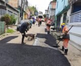 Prefeitura de Manaus realiza manutenção asfáltica em ruas do Nova Esperança e melhora mobilidade na zona Centro-Oeste