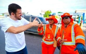 Prefeito Renato Junior destaca trabalho de 1,5 mil garis e reforça conscientização para manter Manaus limpa