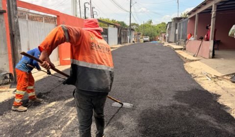 Prefeitura de Manaus recupera rua Patuá e melhora circulação viária no bairro Santa Etelvina