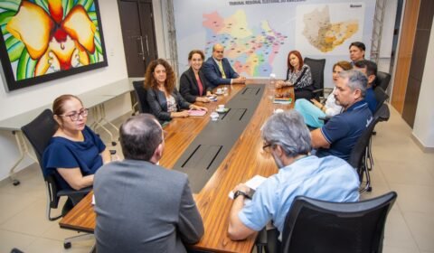 TRE-AM recebe missão da União Europeia para diálogo sobre as Eleições 2026