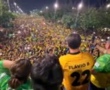 Em grande evento na Ponta Negra, bolsonaristas aderem a Flávio, mas admitem voto em Omar Aziz