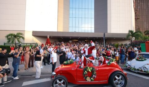 Papai Noel chega a Manaus em 2 de novembro e abre o Natal da cidade