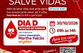 Manaus recebe campanha de doação de sangue nesta sexta-feira (30)
