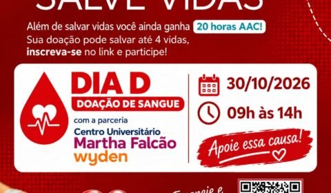 Manaus recebe campanha de doação de sangue nesta sexta-feira (30)