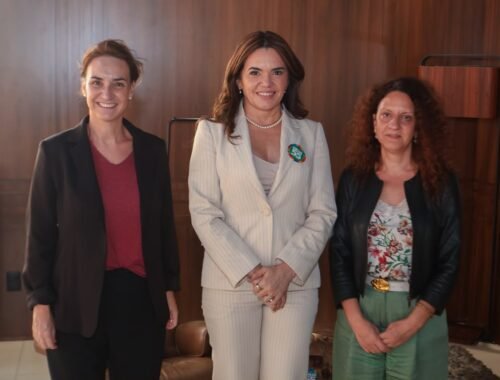 Alessandra Campelo apresenta desafios eleitorais do Amazonas a representantes da União Europeia