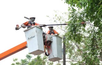 Âmbar Energia realiza 2,3 mil ações na rede elétrica do Amazonas em uma semana
