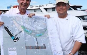 Com articulação de Omar Aziz e Eduardo Braga, obras do novo porto começam na Manaus Moderna