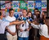 Omar chega ao segundo turno com 40% e vai continuar campanha em torno de propostas