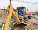 Prefeitura de Manaus amplia drenagem profunda em 90 metros de via no Novo Aleixo para melhorar escoamento da chuva