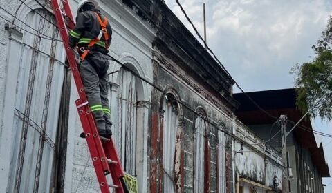 Prefeitura inicia nova etapa de combate à poluição visual com ordenamento de fios e cabos no Centro